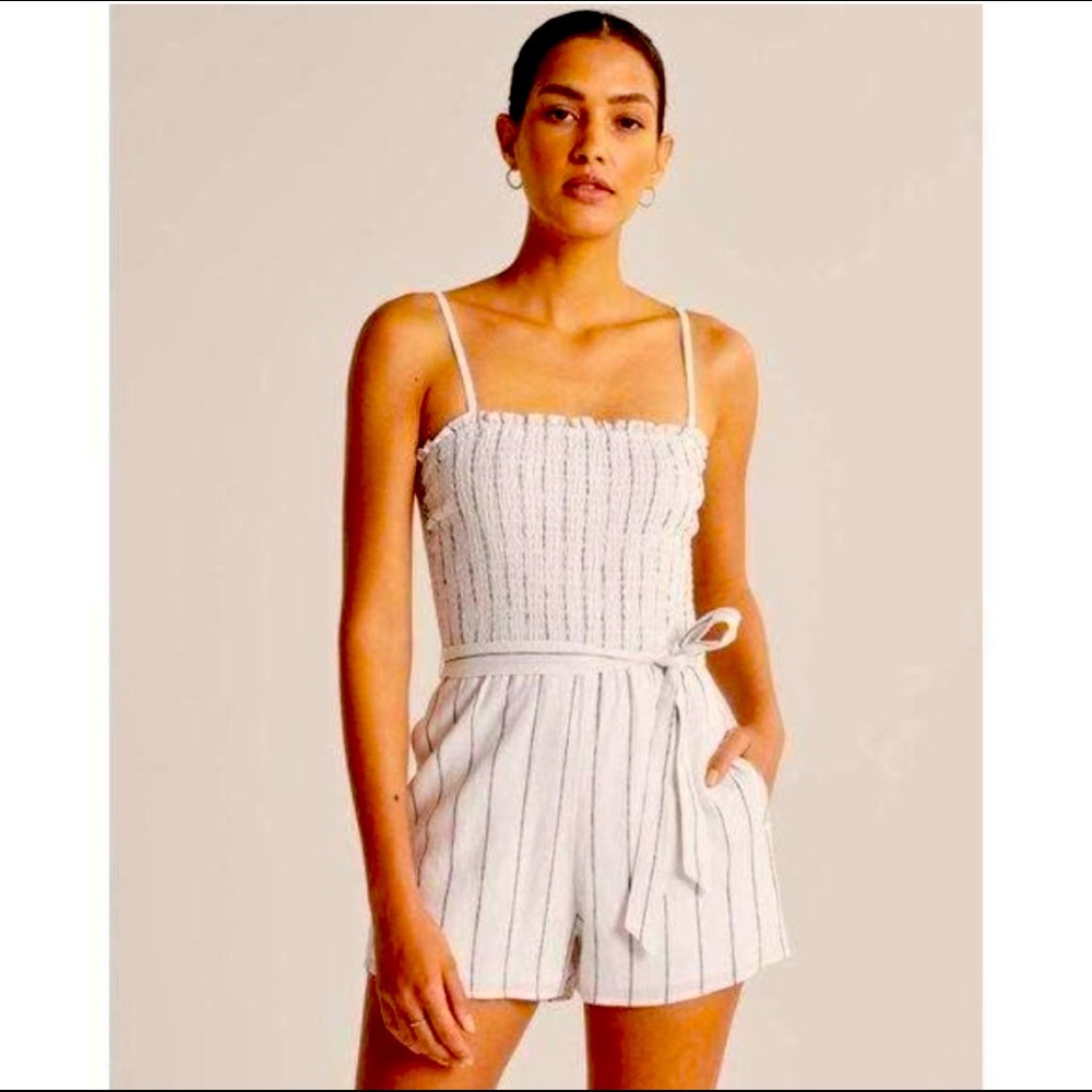Abercrombie Petite Linen Romper